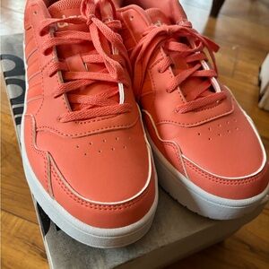 adidas Women's Coral Pink Low-Top Sneakers